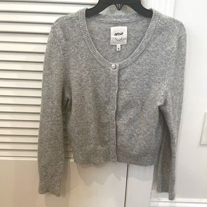 Aerie soft grey cardigan, small